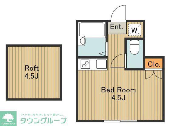 エクセル品川(ワンルーム/1階)の間取り写真