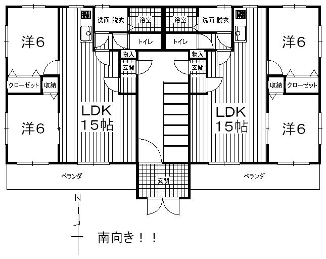 ブレインマンション エクリオ(2LDK/1階)の間取り写真