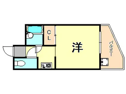 ワコーレ東山(ワンルーム/3階)の間取り写真