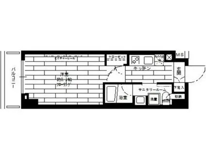 ステージグランデ練馬氷川台(1K/5階)の間取り写真