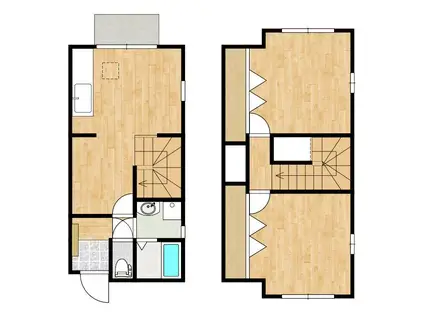 カーサ・レフィナード(2LDK/1階)の間取り写真