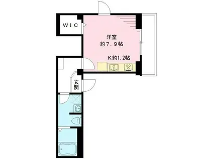 リンコート三軒茶屋(ワンルーム/4階)の間取り写真