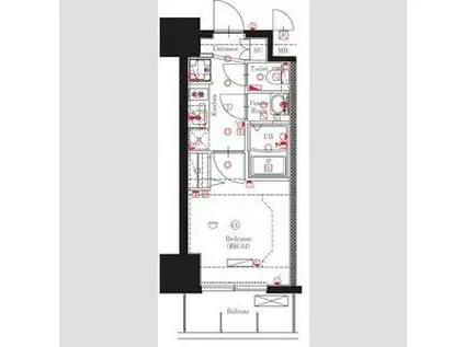 MAXIV名古屋(1K/7階)の間取り写真