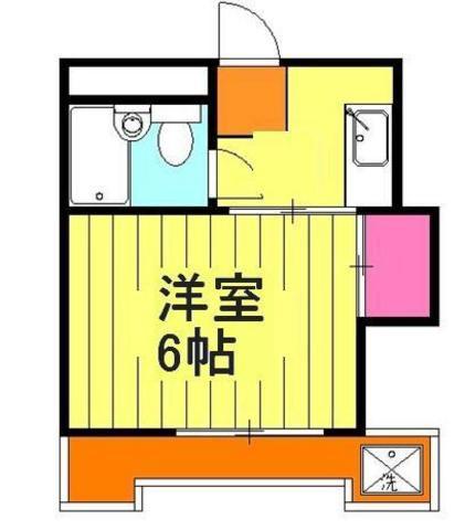 メゾン千里(ワンルーム/1階)の間取り写真