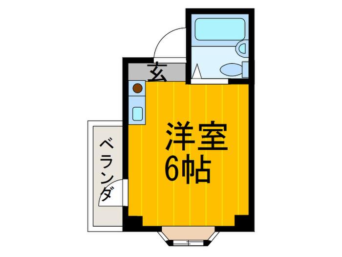 メゾン・ド・シャン大野(ワンルーム/3階)の間取り写真