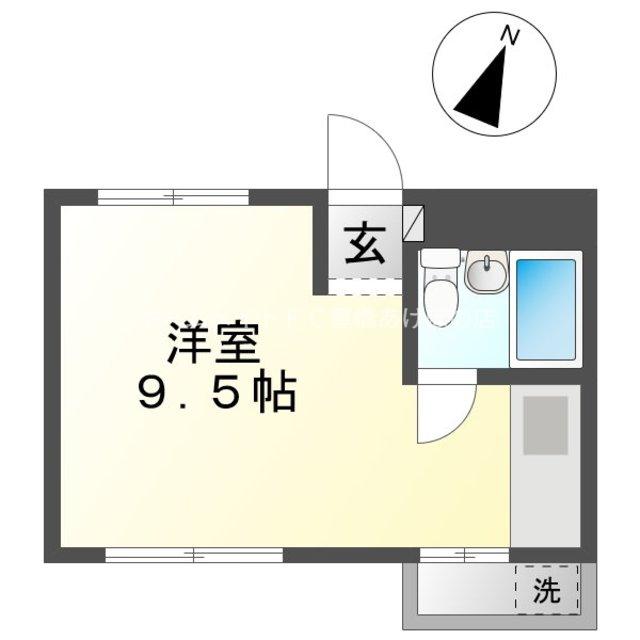 東小鷹野メゾン(ワンルーム/2階)の間取り写真