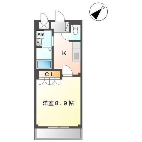 Y・S CRECIA(1K/1階)の間取り写真