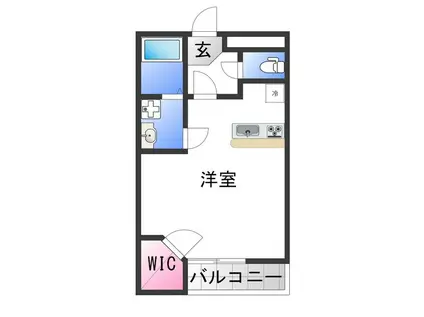 南海高野線 萩原天神駅 徒歩39分 3階建 築18年(ワンルーム/1階)の間取り写真