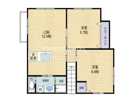 レガーロI(2LDK/2階)の間取り写真