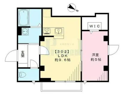 マトーニ ロッシ(1LDK/3階)の間取り写真