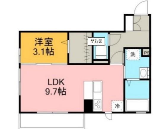 レオーネ18(1LDK/3階)の間取り写真