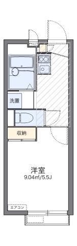 レオパレスアバンティ(1K/2階)の間取り写真