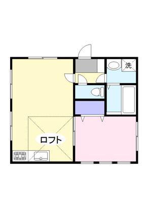 フェリーチェ阿佐ヶ谷西公園(1LDK/2階)の間取り写真
