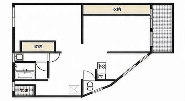 高橋ビル(2LDK/5階)の間取り写真