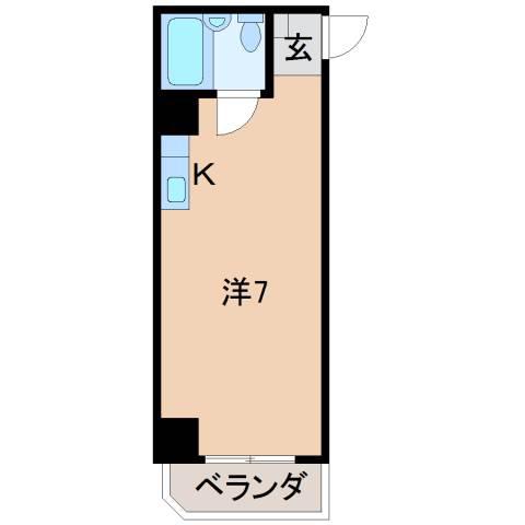 プルミエールメゾン太田(ワンルーム/3階)の間取り写真