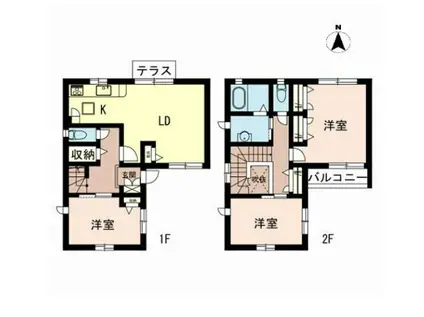 アネックス諏訪(3LDK/1階)の間取り写真