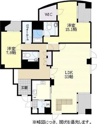 ダイアパレスロイヤル八事(3LDK/1階)の間取り写真