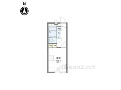 レオパレスドリーム田中21(1K/2階)の間取り写真