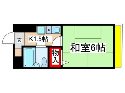 新栄ロイヤルハイツ(1K/5階)の間取り写真