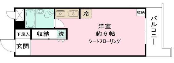 TOP・巣鴨第1(ワンルーム/2階)の間取り写真