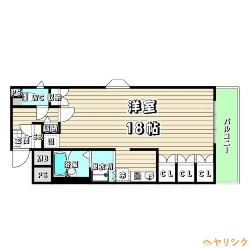 ヴィヴィアン名東本通(1K/3階)の間取り写真