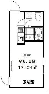 MAHALO RESIDENCE東尾久(1K/2階)の間取り写真