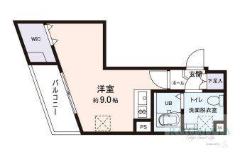 アイディ西馬込12(ワンルーム/3階)の間取り写真