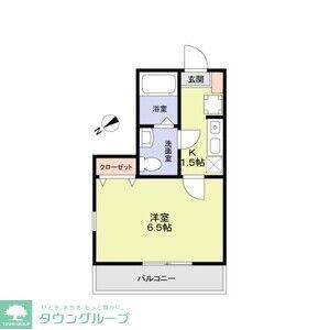VENUS LAGOON 斎藤分町(1K/1階)の間取り写真
