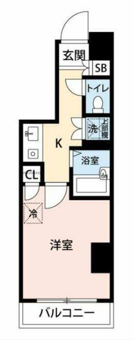 マイナビSTAYミライエ池袋西口駅前(1K/7階)の間取り写真