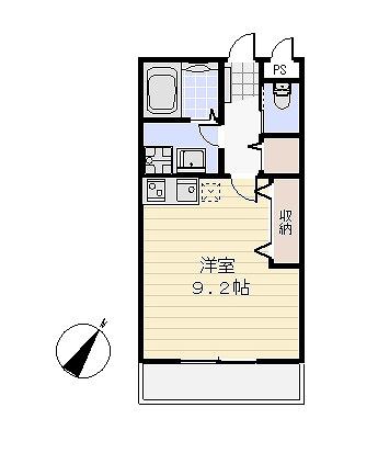 グランデ・マーレ大船(ワンルーム/3階)の間取り写真