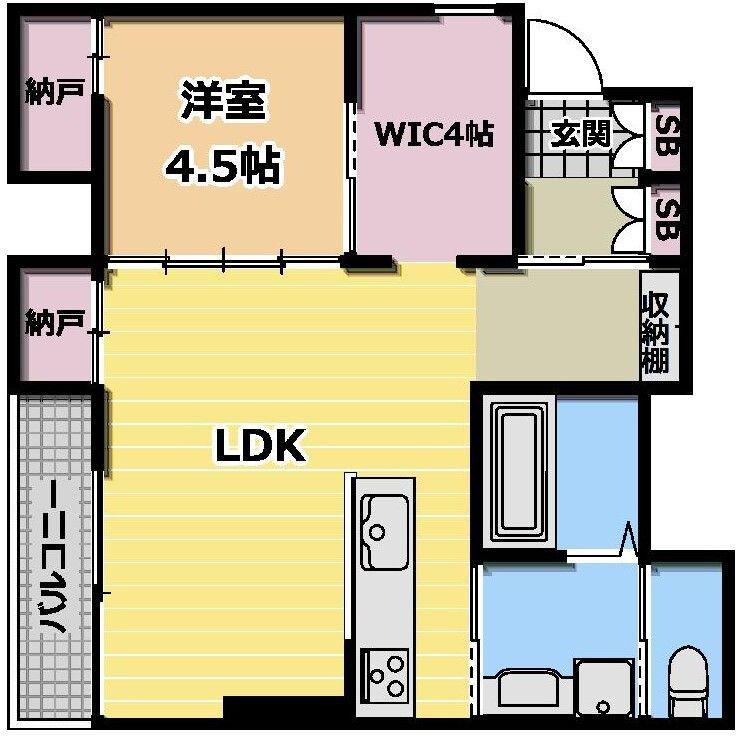 RIAVVIO(1SLDK/3階)の間取り写真
