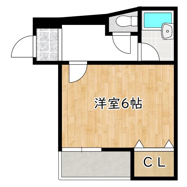 深井アベニュー(1K/3階)の間取り写真