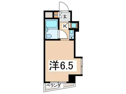 クリオ六浦壱番館(1K/3階)の間取り写真