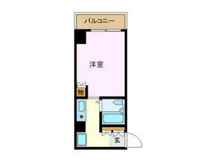 オリンピアトーホー(1K/5階)の間取り写真