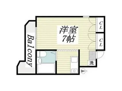 メゾン・ド・エティック(ワンルーム/3階)の間取り写真