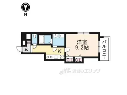 メゾン・コパン(1K/2階)の間取り写真