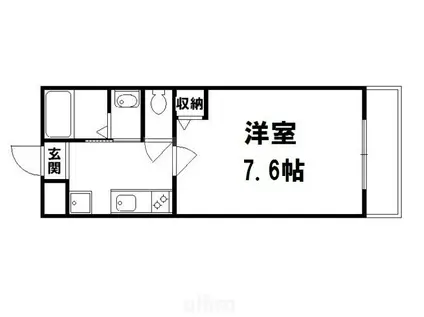 AYメゾン中立売(1K/3階)の間取り写真