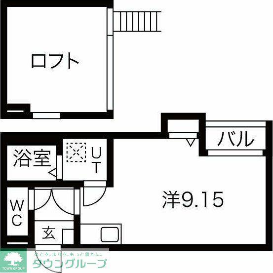 PATINA平安通(ワンルーム/2階)の間取り写真