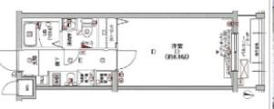 グランフォース高円寺(1K/1階)の間取り写真
