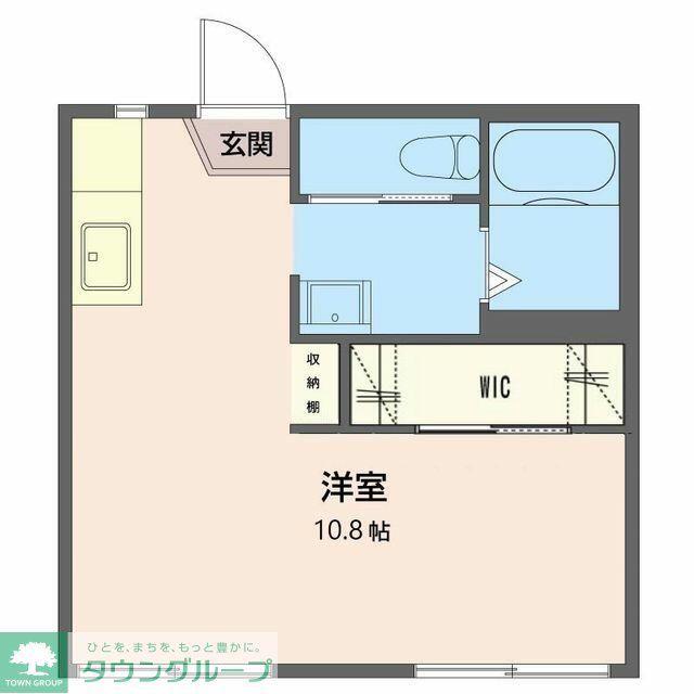 ユーカリコーポA(ワンルーム/1階)の間取り写真