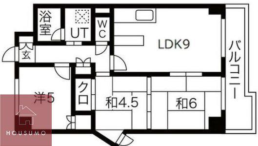 エヌエムセーズ(3LDK/3階)の間取り写真