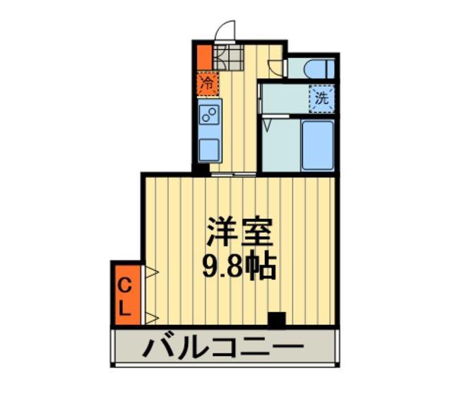 パークヴィアーレ(1K/3階)の間取り写真