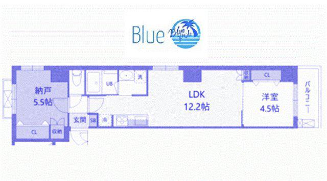 GRAND-MERE横浜大口(1SLDK/6階)の間取り写真