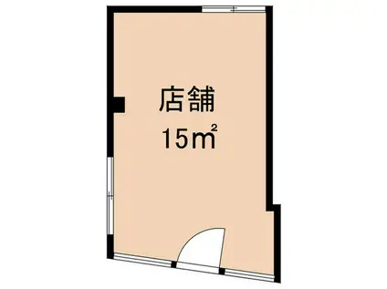 第二三田荘(ワンルーム/1階)の間取り写真