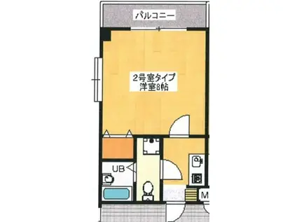 J-FLAT(1K/4階)の間取り写真