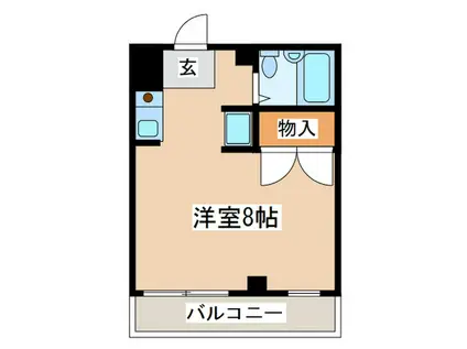 グランデュールOKADA(ワンルーム/1階)の間取り写真