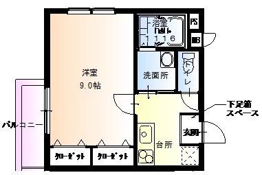 フジパレス東三国I番館(1K/1階)の間取り写真