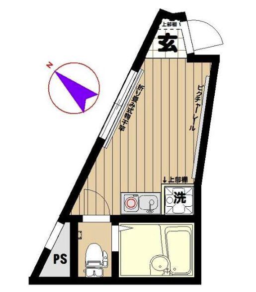 フォルム池袋プレミアム(ワンルーム/3階)の間取り写真