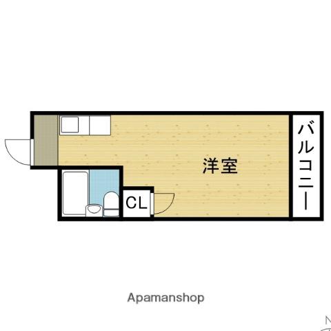 メゾンドトキワ(ワンルーム/2階)の間取り写真