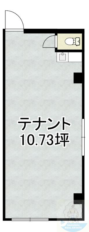 第3ファイブビル(ワンルーム/1階)の間取り写真